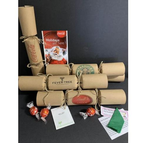 Christmas Crackers Natural Kraft Contains Pack Of Norway Spruce Seeds